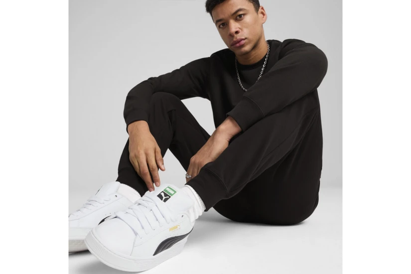 Puma Essentials No. 1 Logo Ανδρικό Παντελόνι Φόρμας Μαύρο