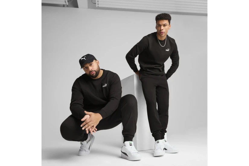Puma Essentials No. 1 Logo Ανδρικό Παντελόνι Φόρμας Μαύρο