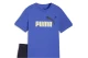 Puma Essentials 2 Color No.1 Logo Παιδικό Σετ Κοντομάνικη Μπλούζα - Σορτς