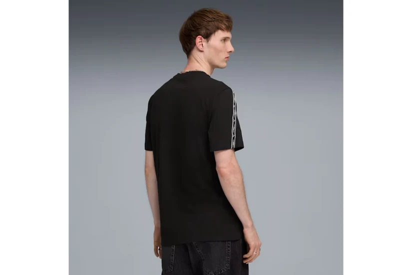Puma Essentials Tape Ανδρικό Κοντομάνικο T-Shirt Μαύρο, Λευκό