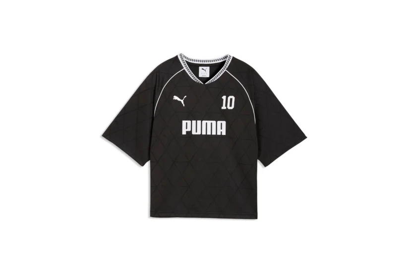 Puma Sport Relaxed Jersey Γυναικείο Κοντομάνικο T-Shirt Μαύρο