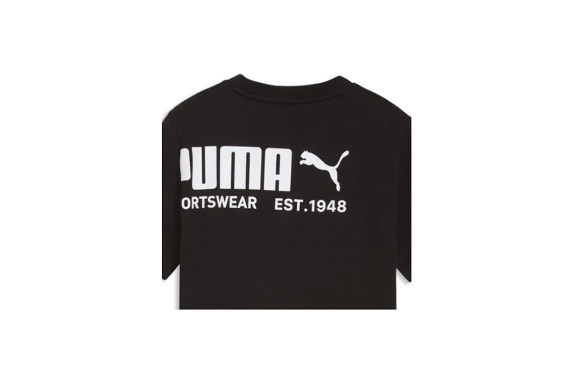 Puma Sport Graphic Ανδρικό Κοντομάνικο T-Shirt Μαύρο