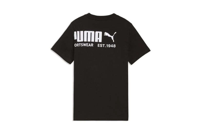 Puma Sport Graphic Ανδρικό Κοντομάνικο T-Shirt Μαύρο