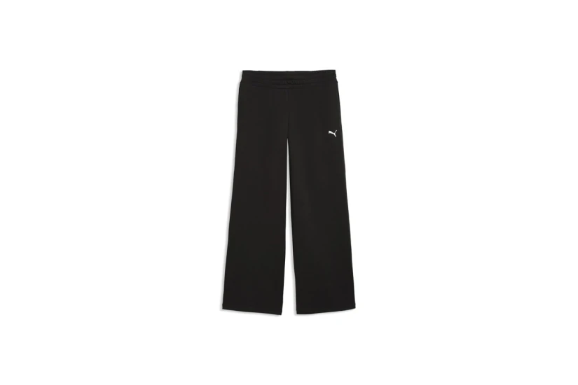 Puma Essentials Wide Leg Γυναικείο Παντελόνι Φόρμας Μαύρο