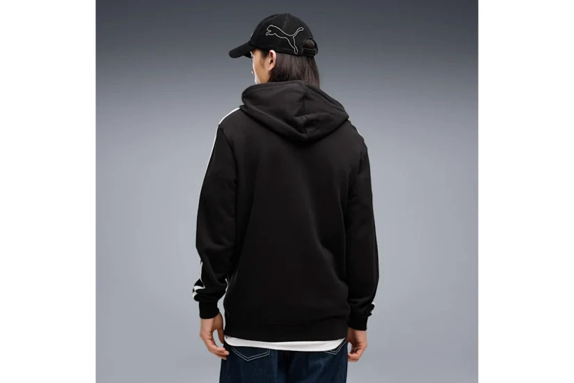 Puma Essentials Elevated Fleece Ανδρικό Φούτερ με Κουκούλα Μαύρο