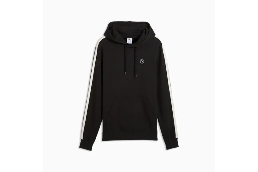 Puma Essentials Elevated Fleece Ανδρικό Φούτερ με Κουκούλα Μαύρο