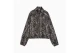 Puma Sport Relaxed Animal Printed Γυναικεία Πολυεστερική Ζακέτα Καφέ, Μαύρη, Εκρού