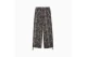 Puma Sport Animal Printed Wide Leg Γυναικείο Παντελόνι Φόρμας Καφέ, Μαύρο, Εκρού