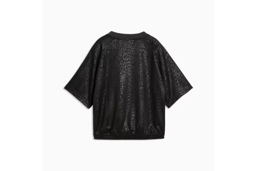 Puma Sport Animal Γυναικείο Κοντομάνικο T-Shirt Μαύρο