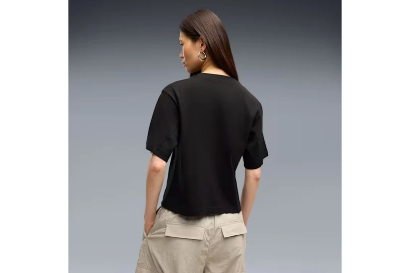 Puma Her Relaxed Γυναικείο Κοντομάνικο T-Shirt Μαύρο