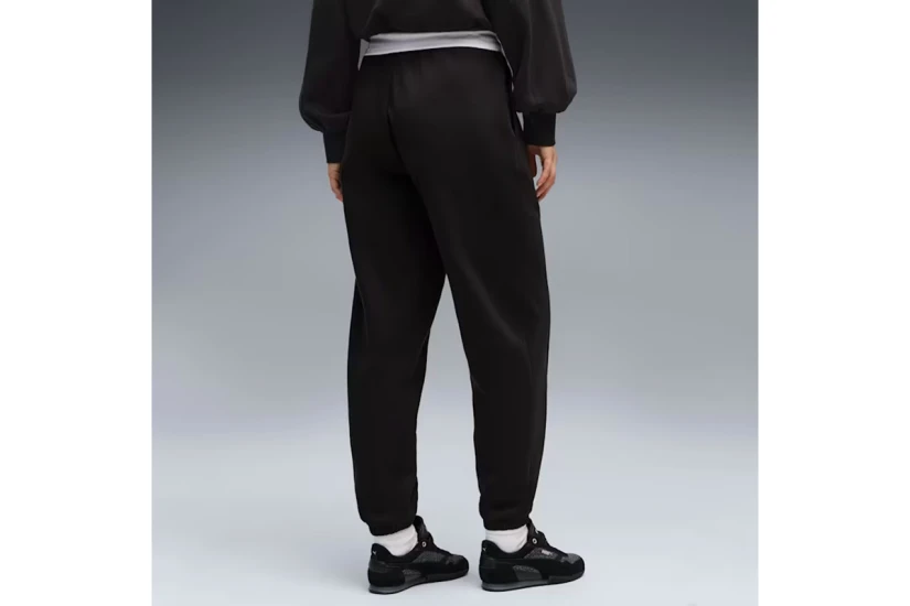 Puma Her Fleece Γυναικείο Παντελόνι Φόρμας Μαύρο