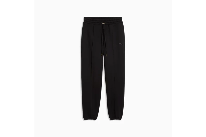 Puma Her Fleece Γυναικείο Παντελόνι Φόρμας Μαύρο