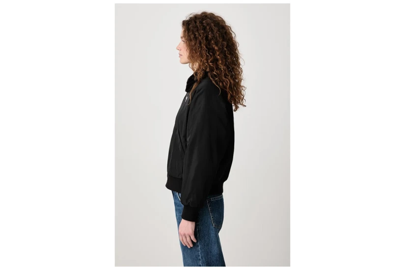 Puma Reversible High Loft Relaxed Γυναικείο Μπουφάν Bomber Διπλής Όψης Μαύρο