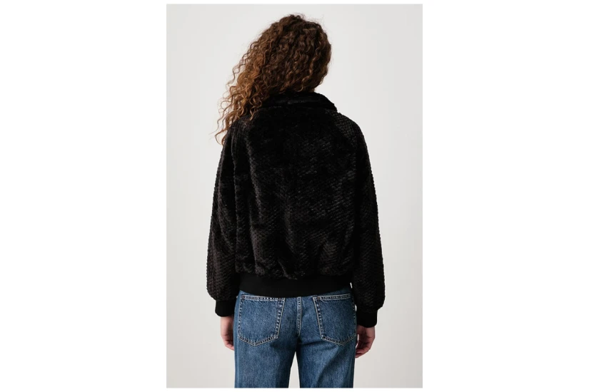 Puma Reversible High Loft Relaxed Γυναικείο Μπουφάν Bomber Διπλής Όψης Μαύρο