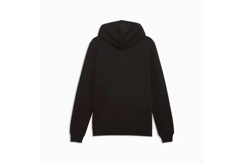 Puma Sport Logo Play Fleece Ανδρικό Φούτερ με Κουκούλα Μαύρο, Γκρι