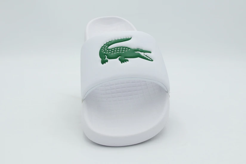 Lacoste Serve Slides 1.0 Γυναικείες Παντόφλες Λευκές, Πράσινες