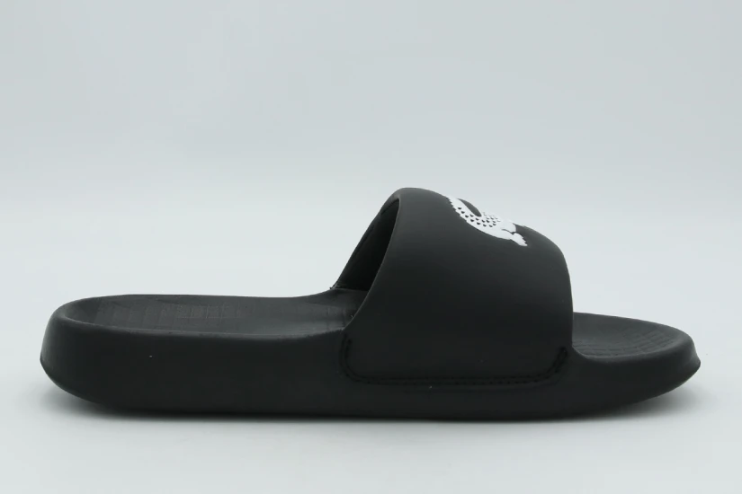 Lacoste Serve Slides 1.0 Γυναικείες Παντόφλες Μαύρες, Λευκές