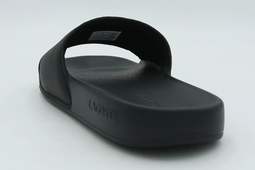 Lacoste Serve Slides 1.0 Γυναικείες Παντόφλες Μαύρες