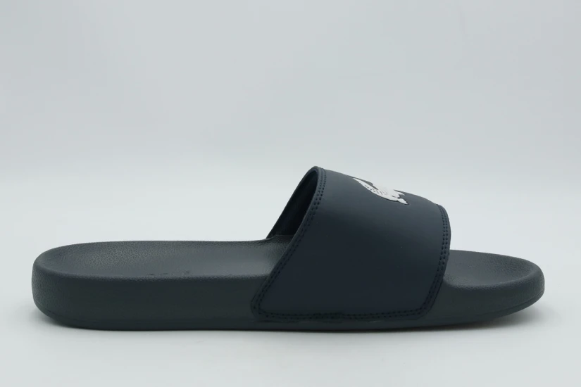 Lacoste Serve Slides Ανδρικές Παντόφλες Μπλε Σκούρο, Λευκές