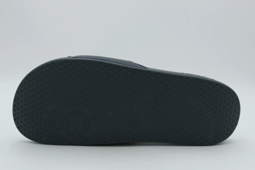 Lacoste Serve Slides Ανδρικές Παντόφλες Μπλε Σκούρο, Λευκές