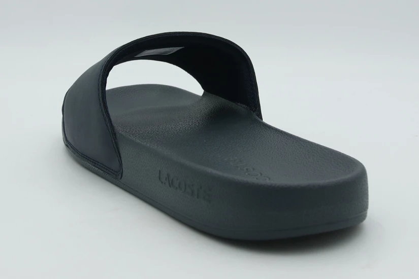 Lacoste Serve Slides Ανδρικές Παντόφλες Μπλε Σκούρο, Λευκές