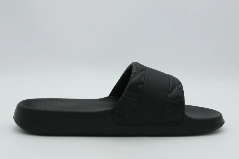 Lacoste Serve Slides Hyb Ανδρικές Παντόφλες Μαύρες