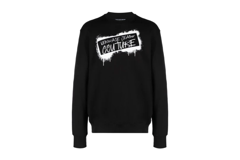 Versace R Logo Grafiti Μπλούζα Με Λαιμόκοψη Ανδρική (75GAIT15 CF01O 899)