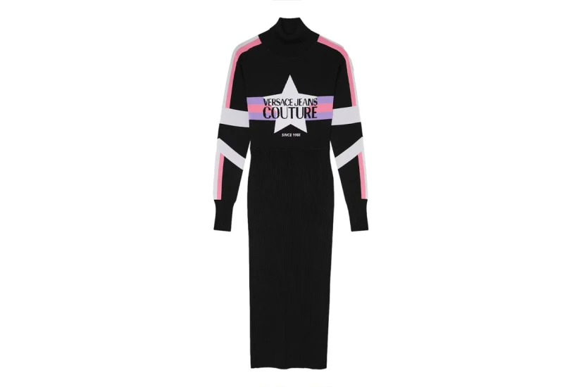 Versace Vi Logo Star F14 Φόρεμα Midi (75HAOM51 CM30H 899)