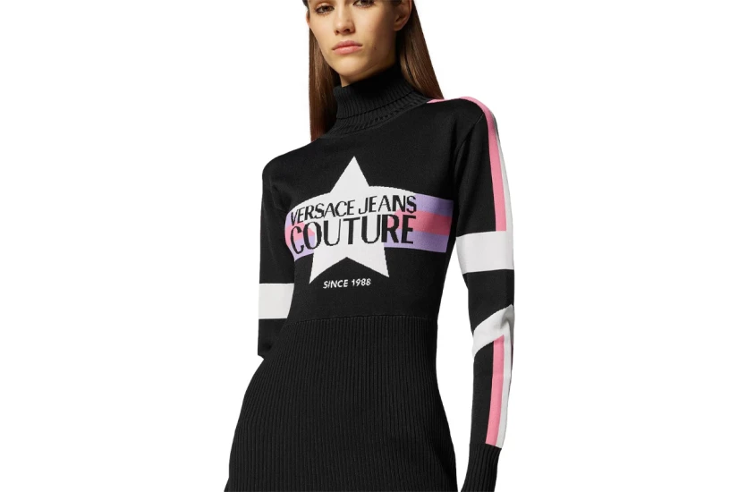 Versace Vi Logo Star F14 Φόρεμα Midi (75HAOM51 CM30H 899)