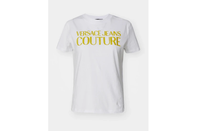 Versace R Logo Thick Foil T-Shirt Γυναικείο (76HAHT04 CJ00T G03)