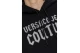 Versace Logo Goth Freak Γυναικείο Φούτερ Με Κουκούλα Μαύρο