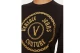Versace Γυναικεία Μακρυμάνικη Μπλούζα Μαύρη, Χρυσή