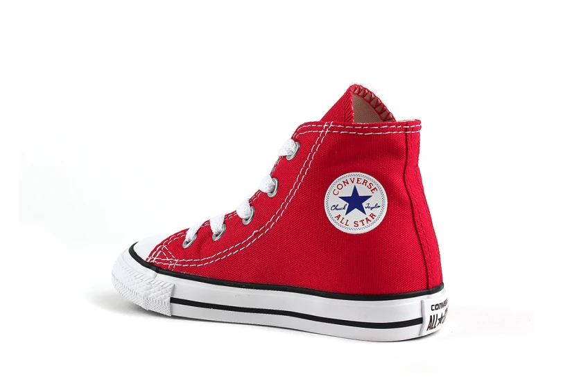 Converse Chuck Taylor All Star Βρεφικά Sneakers Κόκκινα, Λευκά