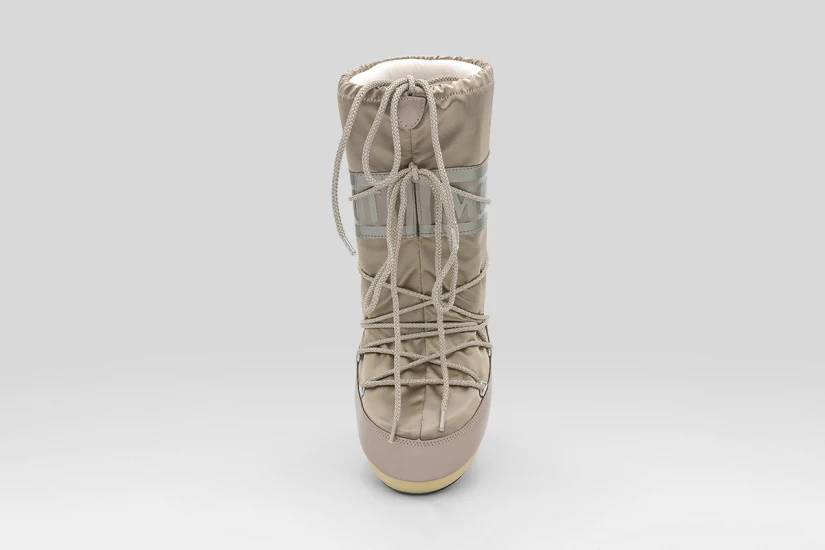 Moon Boot Icon Glance Platinum Satin Γυναικείες Μπότες Χιονιού
