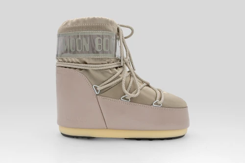 Moon Boot Icon Low Glance Platinum Satin Μπότες Χιονιού (80D1409350 B003)