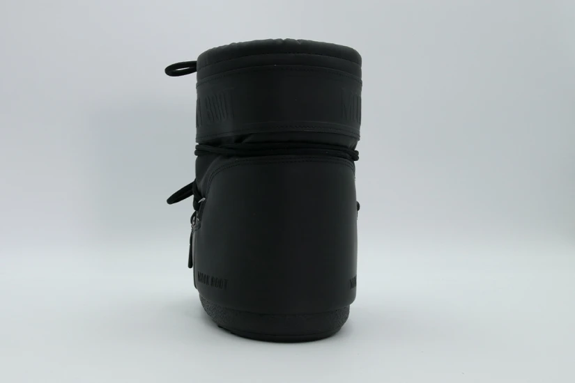 Moon Boot Icon Low Rubber Γυναικείες Μπότες Χιονιού Μαύρες