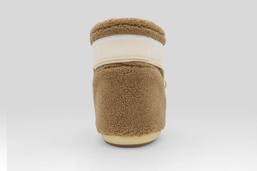 Moon Boot Icon Low Fleece Γυναικείες Μπότες Χιονιού Κάμελ, Μπεζ