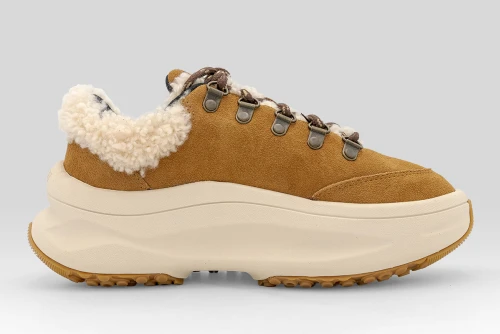 Moon Boot Moon247 City Brown Shearling Sneakers (80D2490040 M008)