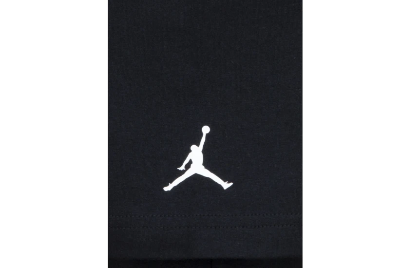 Jordan Embroidered Παιδικό Κοντομάνικο T-Shirt Μαύρο
