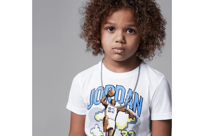Jordan Customized Air Βρεφικό - Παιδικό Κοντομάνικο T-Shirt Λευκό