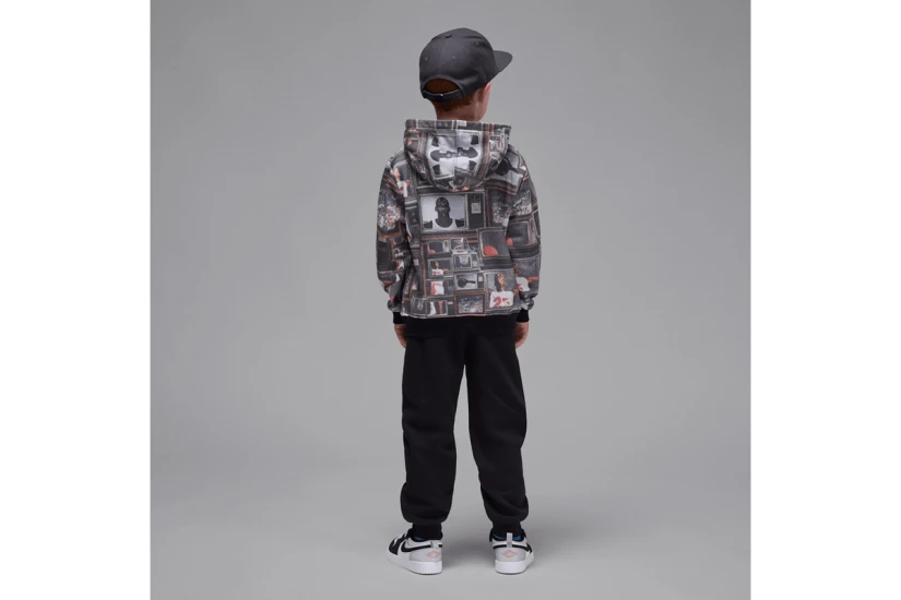 Jordan Brooklyn Fleece Παιδικό Σετ Φούτερ με Κουκούλα - Παντελόνι Φόρμας