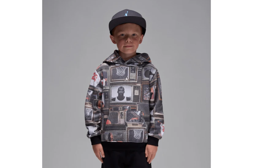Jordan Brooklyn Fleece Παιδικό Σετ Φούτερ με Κουκούλα - Παντελόνι Φόρμας