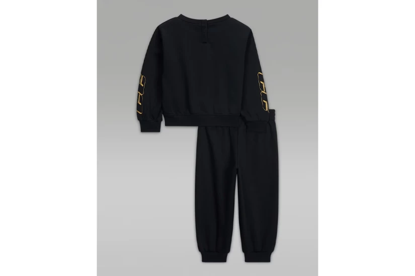 Jordan Mountainside Fleece Παιδικό Σετ Μακρυμάνικη Μπλούζα - Παντελόνι Φόρμας 
