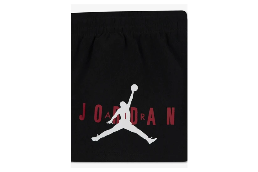 Jordan 2-Piece Παιδικό Σετ Αμάνικη Μπλούζα - Σορτς Κόκκινο, Μαύρο, Λευκό