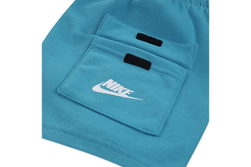 Nike Sportswear Βρεφικό - Παιδικό Σετ Κοντομάνικη Μπλούζα - Σορτς Γκρι, Βεραμάν