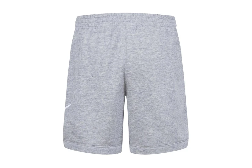 Nike Sportswear Club French Terry Παιδικό Αθλητικό Σορτς Γκρι, Λευκό