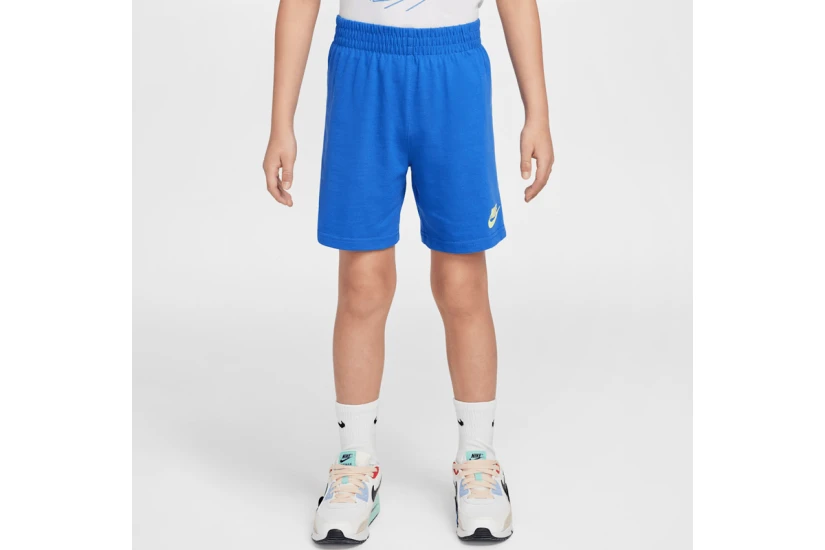 Nike Παιδικό Σετ Κοντομάνικη Μπλούζα - Σορτς Λευκό, Μπλε
