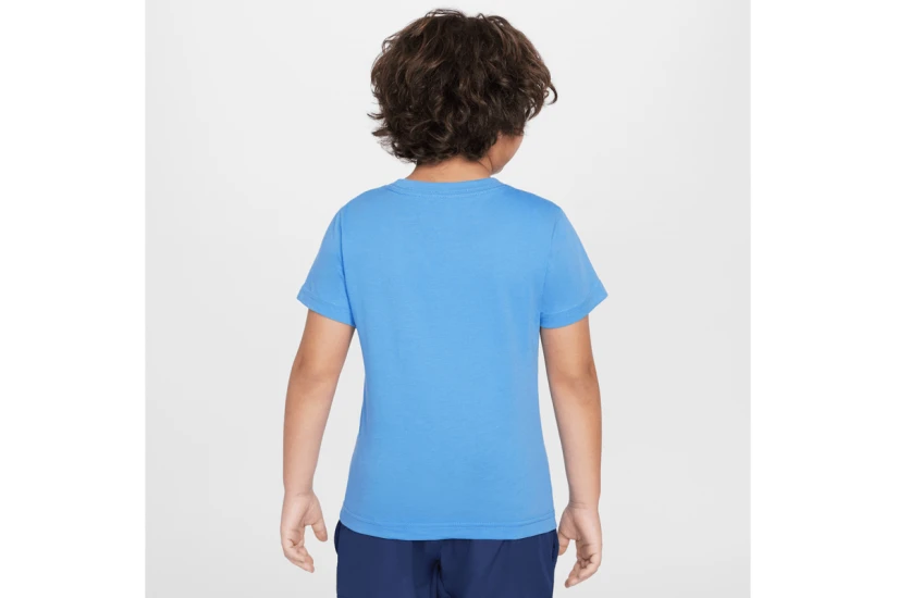 Nike Music Boxy Pals Παιδικό Κοντομάνικο T-Shirt Σιέλ, Μπλε, Λευκό