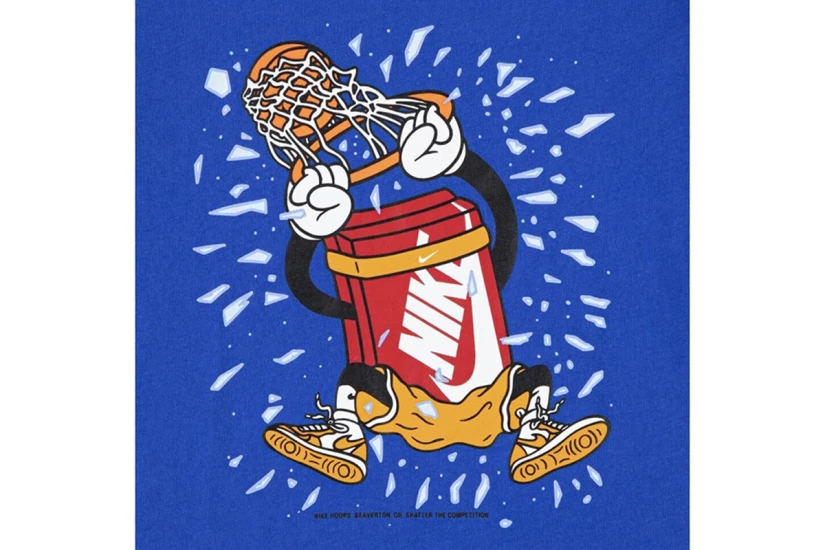 Nike Boxy Dunk Παιδικό Κοντομάνικο T-Shirt Ρουά