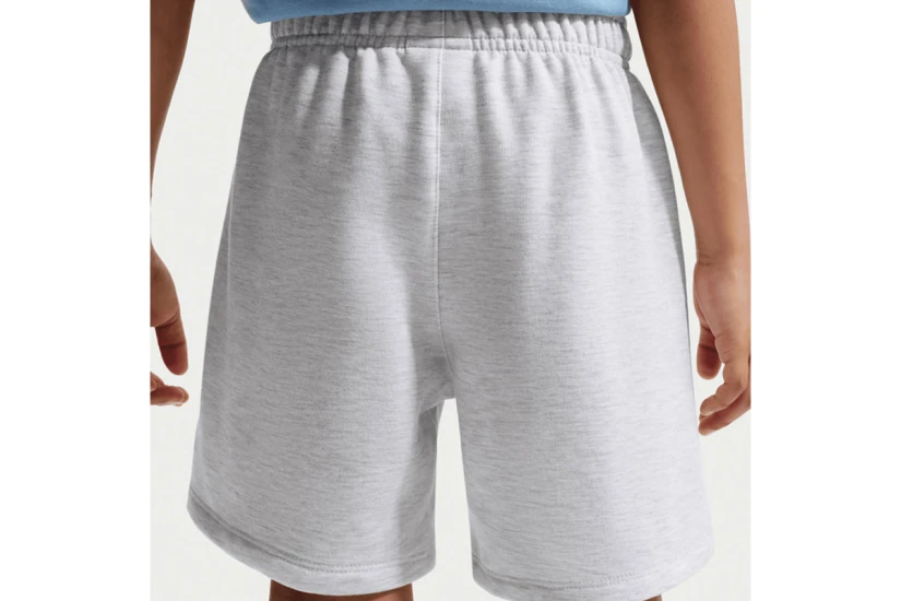 Nike Sportswear Goal Mode French Terry Παιδικό Σετ Κοντομάνικη Μπλούζα - Σορτς Σιέλ, Γκρι Ανοιχτό, Λευκό